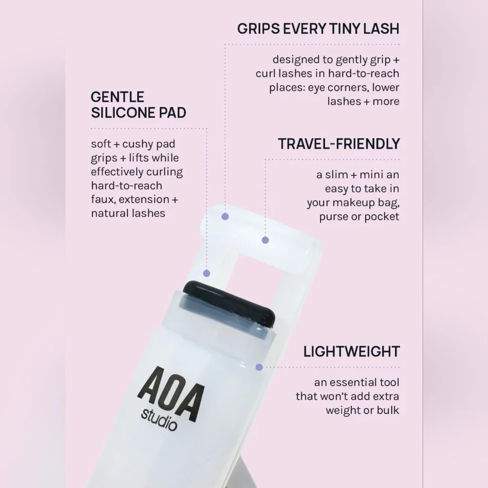 Detail Mini Eyelash Curler + Replacement BNIB